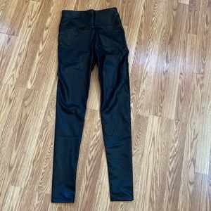 American Eagle faux leather leggings